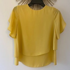 Mango yellow blouse